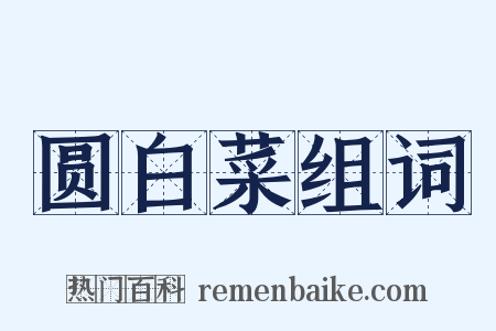 圆白菜组词是什么意思的图片